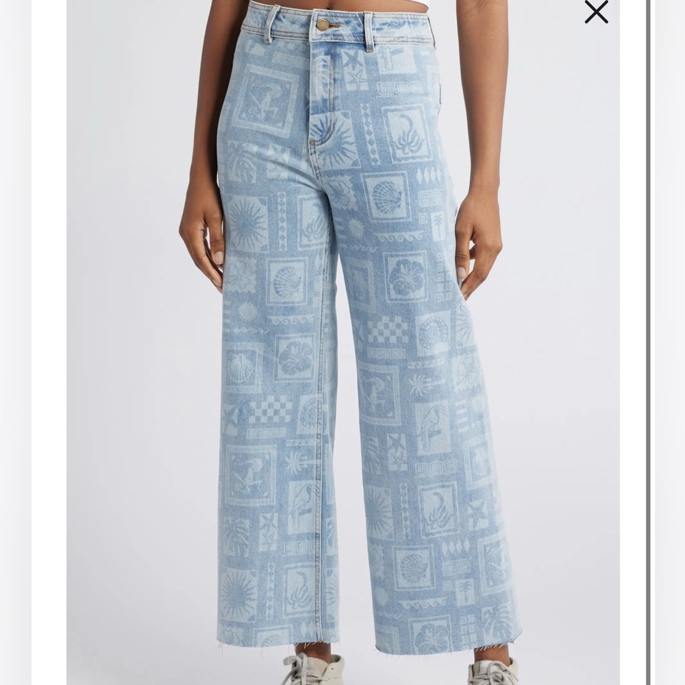 Rip Curl Beach Party Holiday Wide Leg Jeans - Picture 5 of 5
